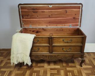 Lane French Provencial Cedar Chest. 