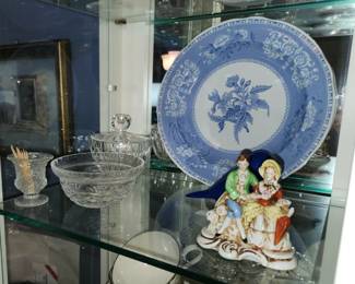 Spider Plate Japan Colonial Figurine 