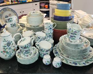 Nikkon 9876 "Oriental Garden" Japan Dish Set Oven to Table.  