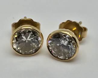 Diamond & Gold Earrings