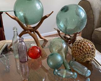 Vintage Japanese Glass Fishing Floats