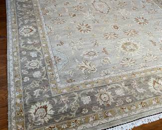 Stunning wool/silk area rug