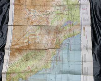 Vintage Aeronautical US Map