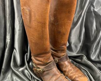 Pre-WWII Officer Leather Boots