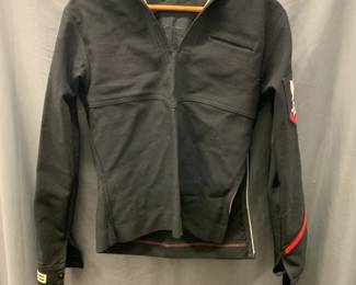 US Navy Sailor Jumper top with custom side zipper and name.