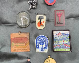 WWII German WHW Donation Toys and Pins Tinnies