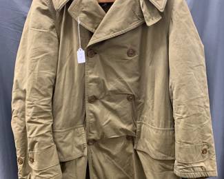 WWII US Soldier Mackinaw Winter Coat. Army and Mountain Troops