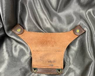 WWII US Sword or pistol holder leather hanger