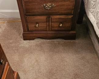 Nightstand from 4 piece bedroom suite (Guest) 2' x 22 1/2" x 15"
$950.00 for bedroom suite (Guest)