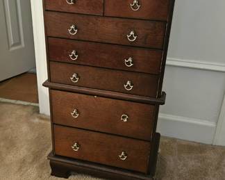Jewelry armoire 17 1/2" x 3' x 13" $95
