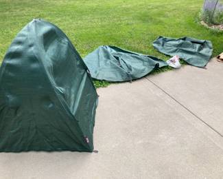 NuVue Plant Tents w/Stakes Lot of 3
