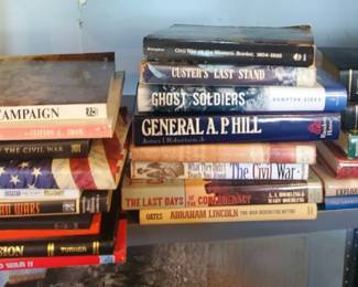 Lot of Books Around Civil War Era
