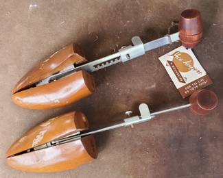 Vintage Rochester Wooden Shoe Keepers
