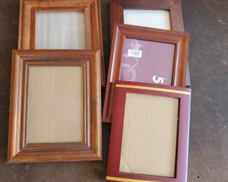 Lot of 5 Wood 5"x7" Frames
