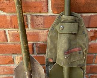 Two Foldable Shovels
