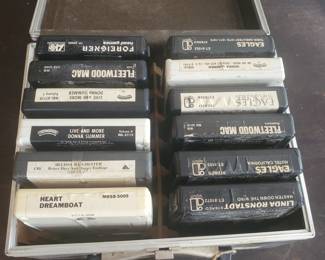 Lot of 8-tracks in Case, more in second picture
