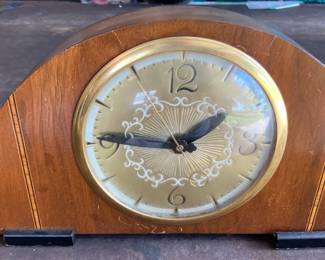 Vintage Art Deco Session Mantle Clock Model W - non-working; easily convert to battery operated
