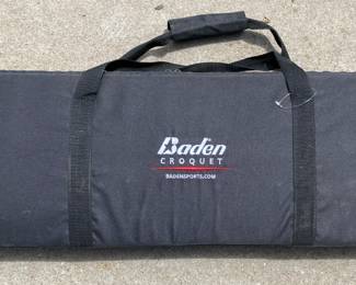 Like New Baden Croquet Set
