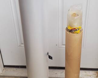 Two Rolls of Plastic Sheeting 
