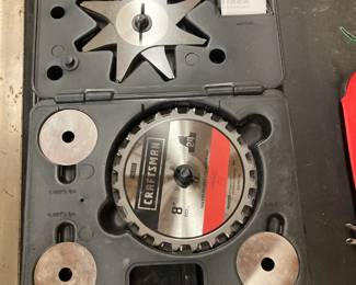 Craftsman Stacked Dado Set 8” in Carry Case, Like New
