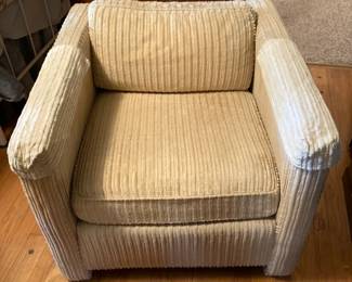 Vintage MCM Corduroy Armchair

