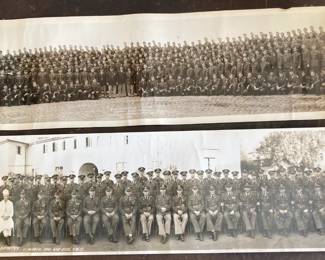 Two Vintage Photos of Military Persons 
