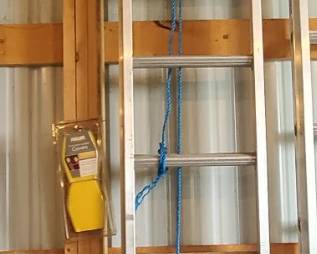 24’ Extension Ladder with Ladder Levelers - extension ladder covers not included
