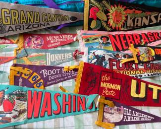 Lot of Small to Large Vintage Penants
