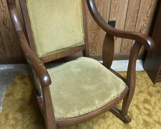 Antique Wood Rocking Chair

