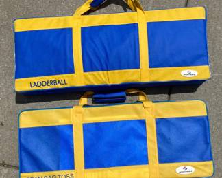 Like New Ladderball and Bean Bag Toss Games

