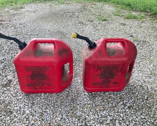 Lot of Two 5gal Gas Cans - LOT B
