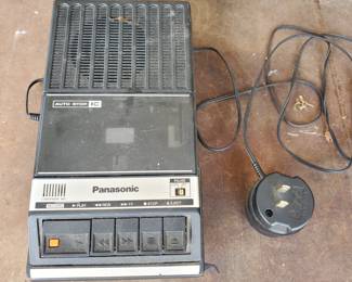 Panasonic Cassette Player, works
