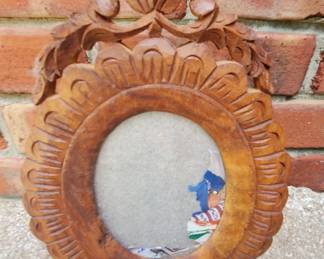1 Carved Wood 5"x7" Frame
