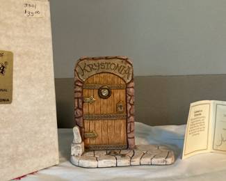 Vintage Krystonia Cold Cast Porcelain Gateway to Krystonia
