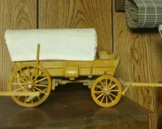 Vintage Wooden Covered Wagons (3)
