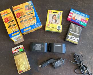 Lot of Vintage Camera Items
