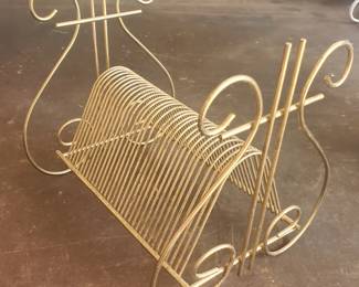 Vintage Metal 45rpm Record Holder
