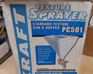 Kraft Texture Sprayer Gun & Hopper New in Sealed Box
