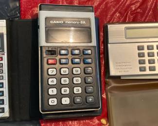Vintage Sharp, Casio and Radio Shack Calculators - untested
