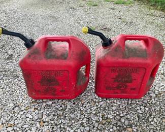 Lot of Two 5gal Gas Cans - LOT C
