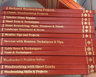 Vintage Handyman Woodworking Set of Books
