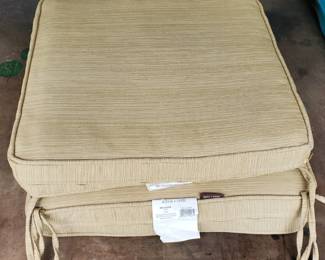 Two Allen + Roth Seat Cushions, 20"x20"
