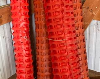 Orange Plastic Safety Fencing
