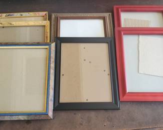 Lot of Different Colored 8"x10" Frames
