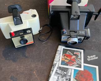 Vintage Polaroid Shooter and Super Shooter Film Cameras - untested
