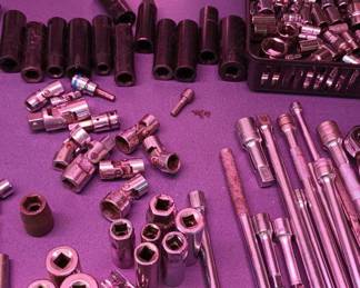 Assortment of Hand Tools - Mallets, Hammers, Wrenches, Pliers, Sockets