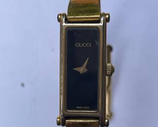 Gucci Women's Gold-Plated Bangle Watch