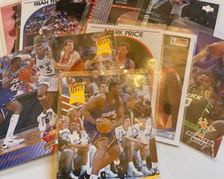 Assortment of Baseball, Basketball and Football Cards