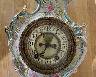Royal Bonn Porcelain Ansonia Mantle Clock