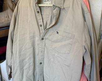 Eddie Bauer Beige Men’s Long Sleeve Button Up Shirt